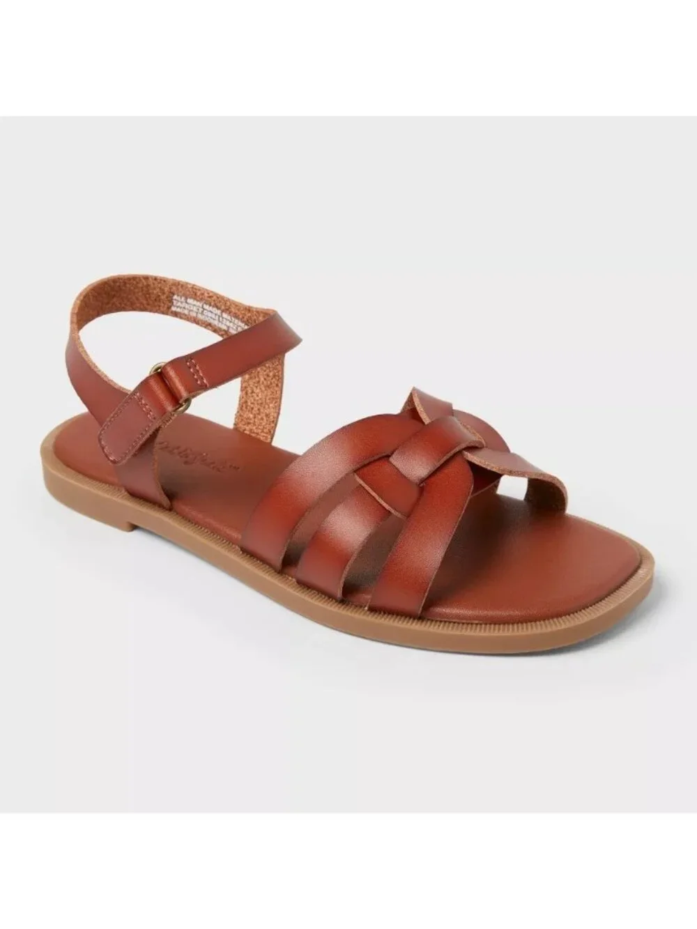 NEW Cat & Jack Kids' Christa H-Band Sandals - Brown - Size 6